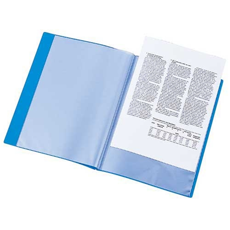 LIHIT LAB. クリヤーブック N-7110-8 青 1個(ご注文単位1個)【直送品】