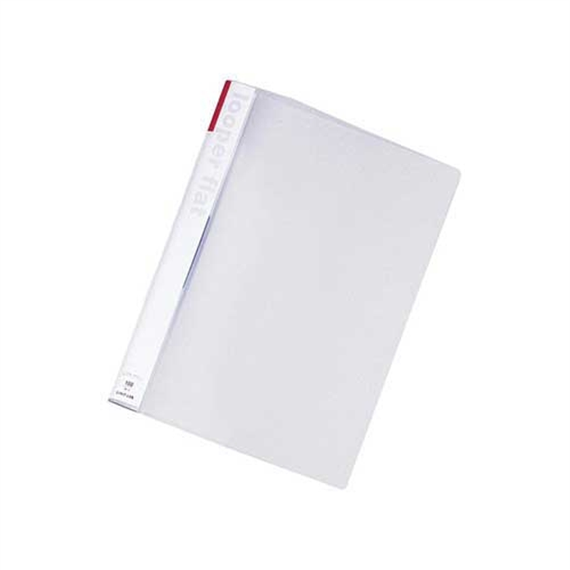 LIHIT LAB. ルーパーフラットファイル F-52-3 A4S 赤 1個(ご注文単位1個)【直送品】