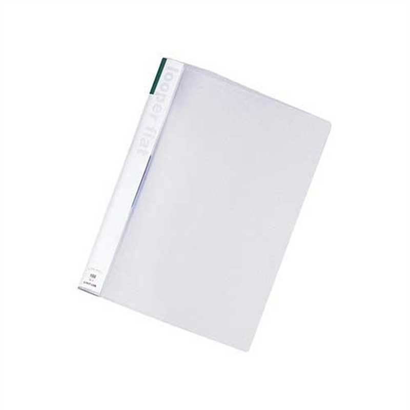 LIHIT LAB. ルーパーフラットファイル F-52-7 A4S 緑 1個(ご注文単位1個)【直送品】