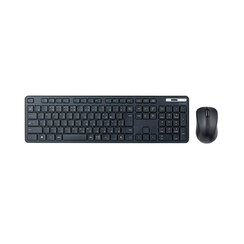 エレコム 抗菌無線キーボード&マウスTK-FDM110MKBK 1個(ご注文単位1個)【直送品】