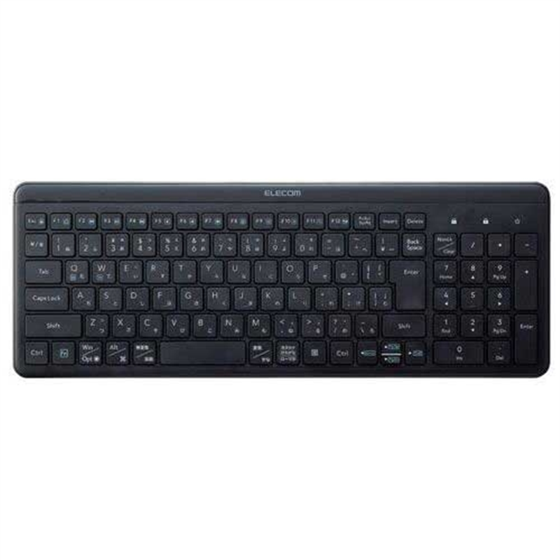 エレコム 無線静音コンパクトキーボード 1個(ご注文単位1個)【直送品】