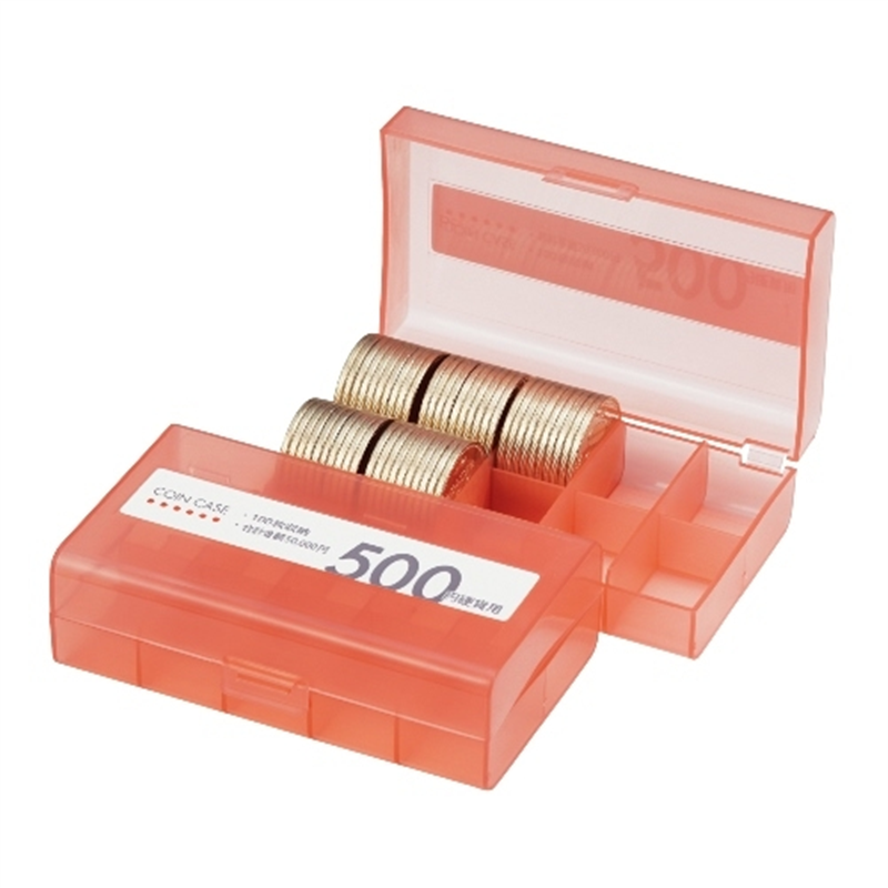 オープン工業 コインケース M-500W 500円用 収納100枚 1個（ご注文単位1個）【直送品】