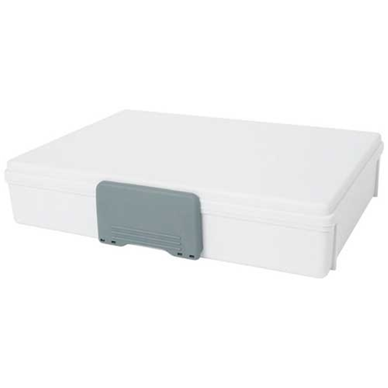 カール事務器 保管ボックス HBP-200-W ホワイト A4収納 1個（ご注文単位1個）【直送品】