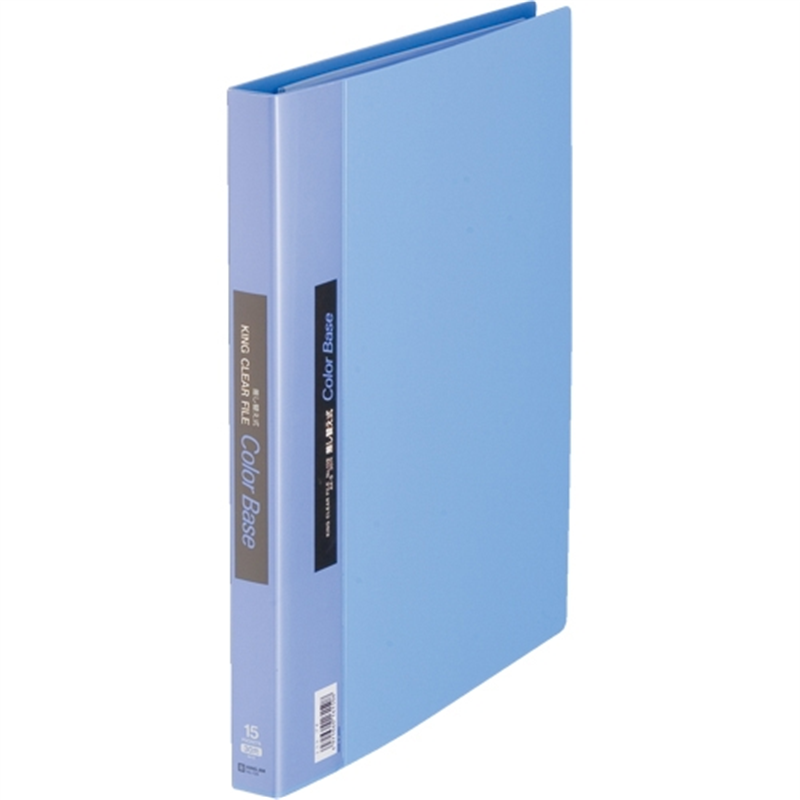 キングジム クリアーファイル 139 A4S 青 1個(ご注文単位1個)【直送品】