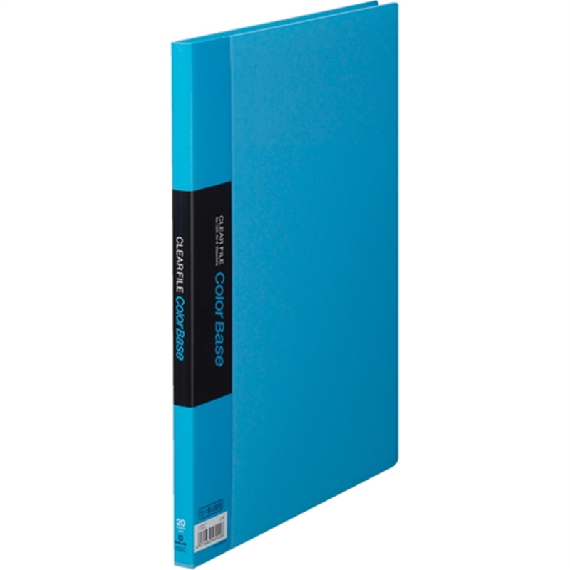 キングジム クリアーファイル 20P 132C A4S 空 1個（ご注文単位1個）【直送品】