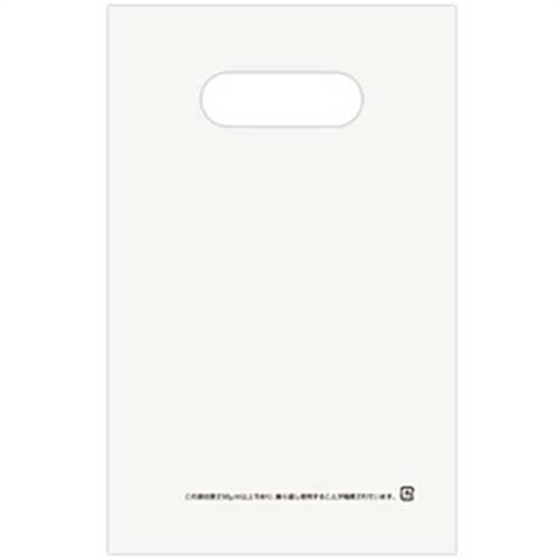 クラフトマン 手提げ袋 LDPE ホワイト S CFLD-S-WH 1個（ご注文単位1個）【直送品】
