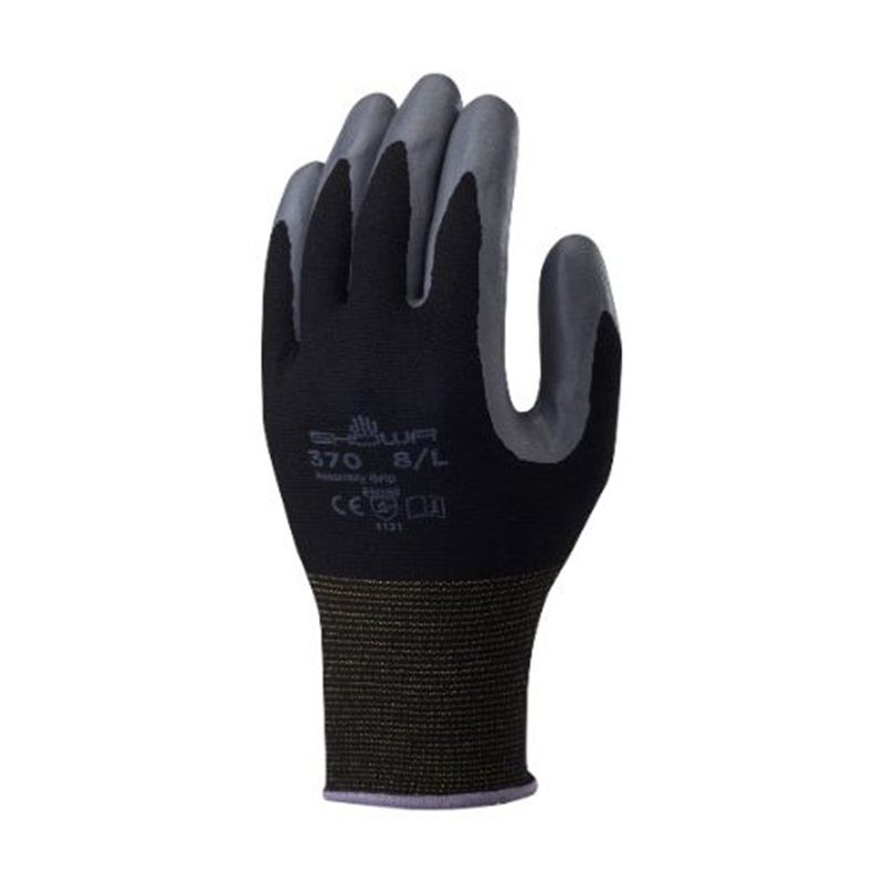 ショーワグローブ 組立グリップ 3双 L/ブラック 1個(ご注文単位1個)【直送品】