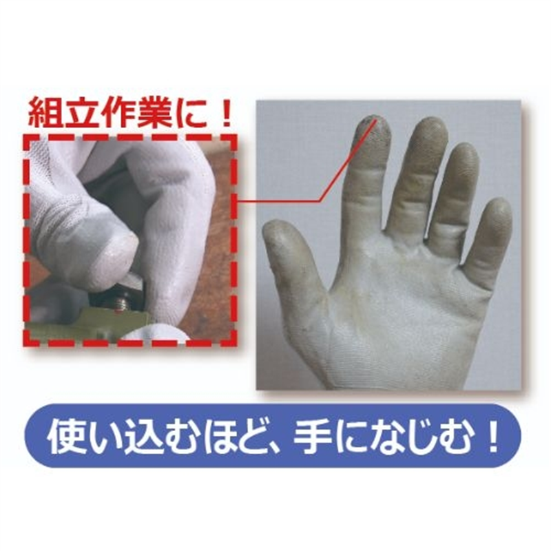 ショーワグローブ 組立グリップ 3双 L/ブラック 1個(ご注文単位1個)【直送品】
