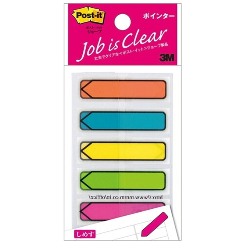 スリーエム ジャパン Post-itフィルム ポインター 684NE 混色 1個(ご注文単位1個)【直送品】