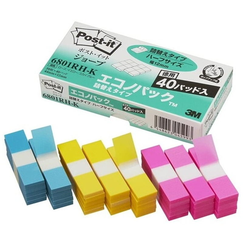 スリーエム ジャパン Post-itフィルム 詰替ハーフ 6801RH-K 1個(ご注文単位1個)【直送品】