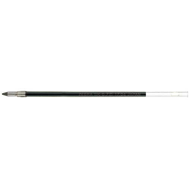 ゼブラ ボールペン替芯 BR-6A-SK-BK 黒 10本 1個(ご注文単位1個)【直送品】