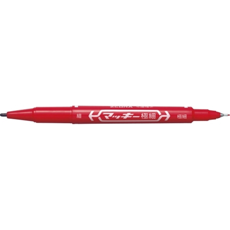 ゼブラ マッキー 極細 MO-120-MC-R 赤 1個(ご注文単位1個)【直送品】