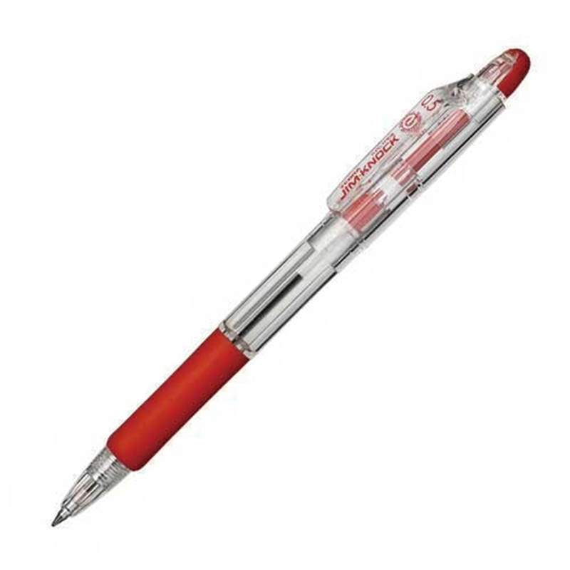 ゼブラ ジムノック0.5 赤KRBS-100-R 1個（ご注文単位1個）【直送品】