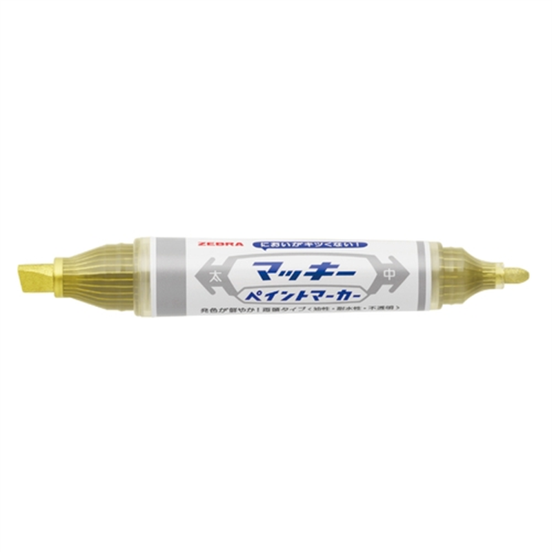 ゼブラ マッキーペイントマーカー 金 YYT20-GO 1個(ご注文単位1個)【直送品】