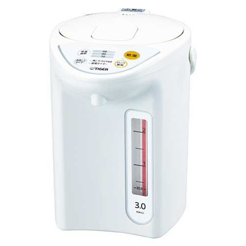 タイガー魔法瓶 マイコン沸とう電動ポット 3.0L PDR-G301W 1個（ご注文単位1個）【直送品】