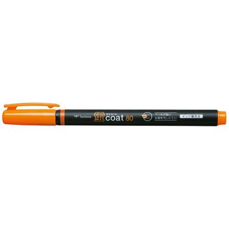 トンボ鉛筆 蛍コート80 WA-SC93 橙 1個（ご注文単位1個）【直送品】