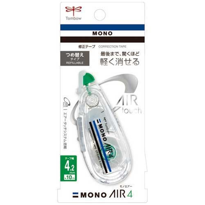 トンボ鉛筆 修正テープモノエアー本体4.2mm CT-CAX4 1個(ご注文単位1個)【直送品】