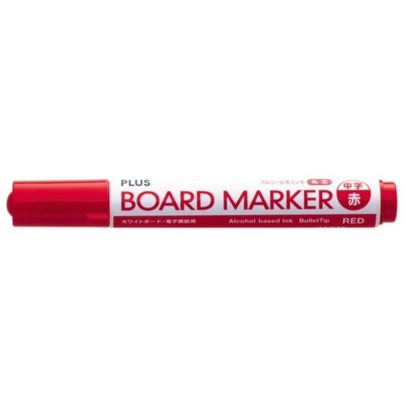 プラス ボードマーカー MARKER-RD レッド 1個（ご注文単位1個）【直送品】