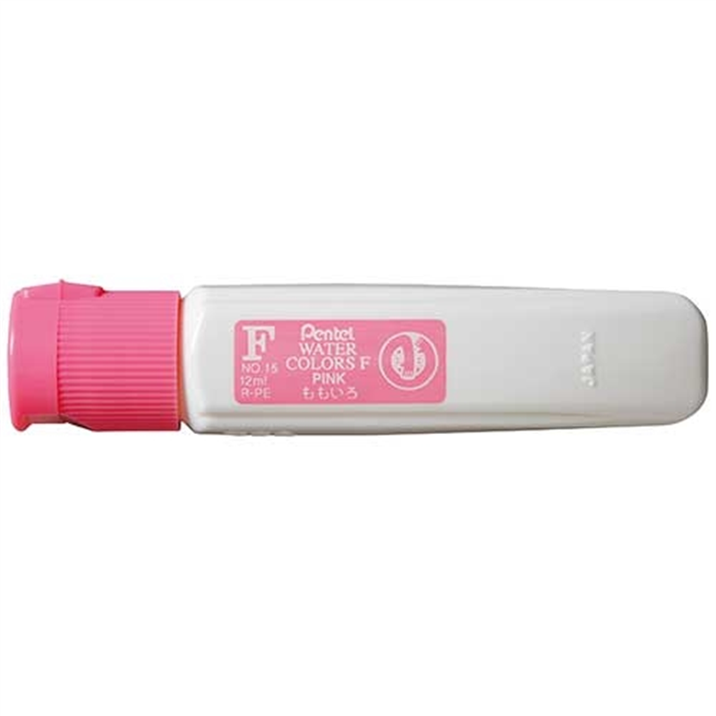 ぺんてる エフ水彩 ポリチューブ WFCT15 桃 1個(ご注文単位1個)【直送品】