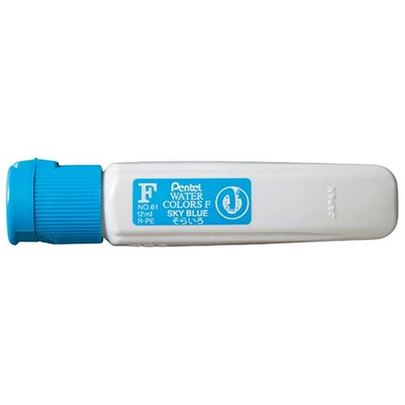 ぺんてる エフ水彩 ポリチューブ WFCT61 空 1個(ご注文単位1個)【直送品】