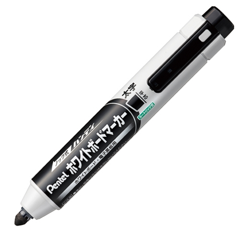 ぺんてる ハンディWBマーカーMWXN6M-A平芯太字黒 1個（ご注文単位1個）【直送品】