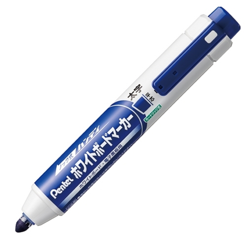 ぺんてる ハンディWBマーカーMWXN6M-C平芯太字青 1個（ご注文単位1個）【直送品】