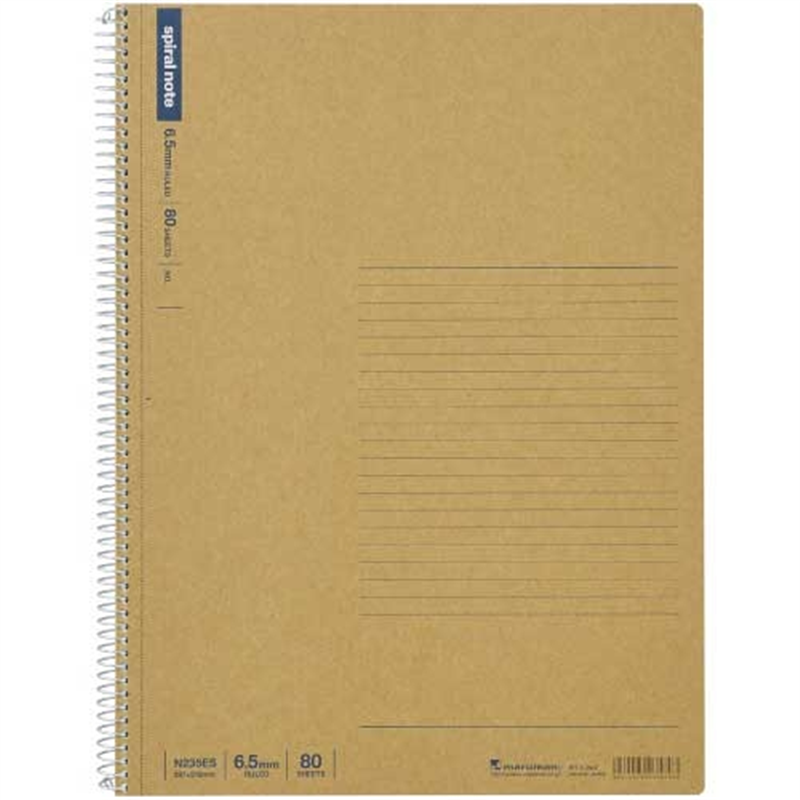 マルマン スパイラルノート80枚 6.5mm N235ES 1個(ご注文単位1個)【直送品】