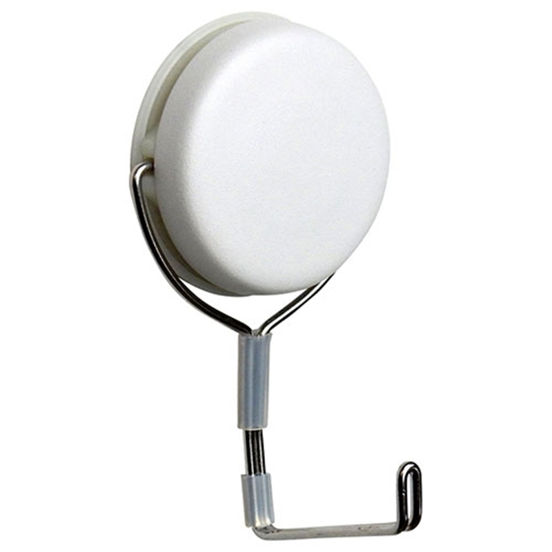 ミツヤ 強力マグネットフックMKY-5-WH 白 5kg 1個(ご注文単位1個)【直送品】