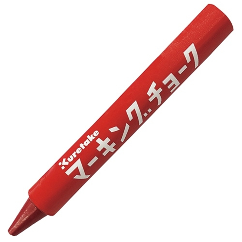 呉竹 マーキングチョーク 赤 12本入 1個（ご注文単位1個）【直送品】