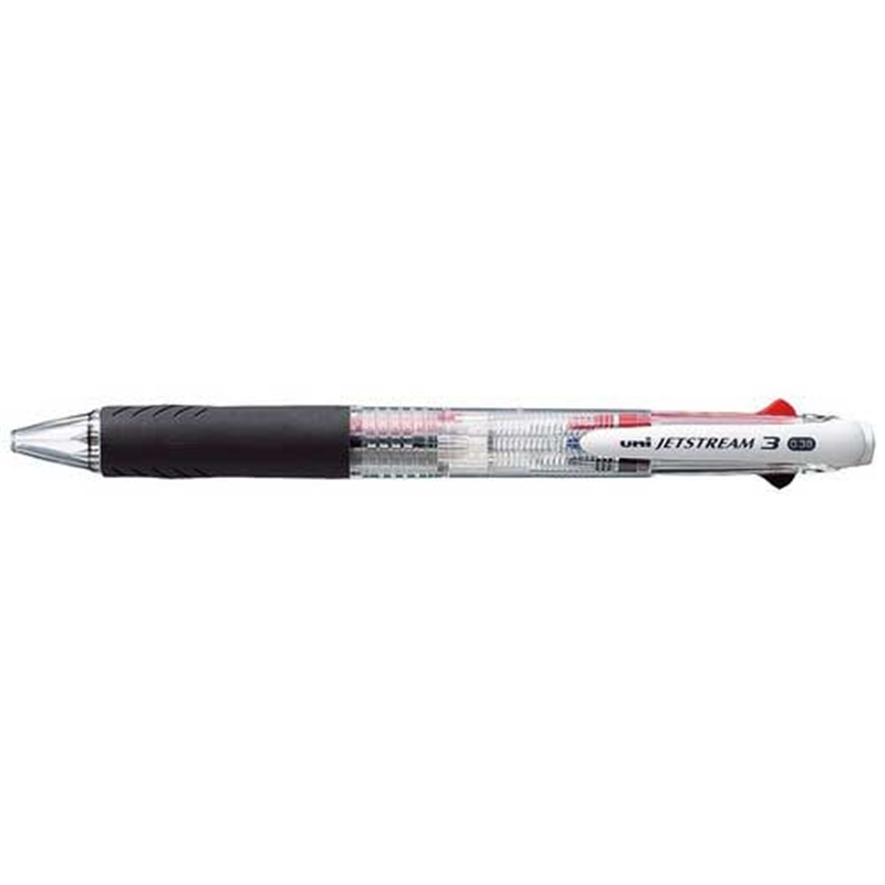 三菱鉛筆 Jストリーム3C 0.38mm透明 SXE3-400-38 1個（ご注文単位1個）【直送品】