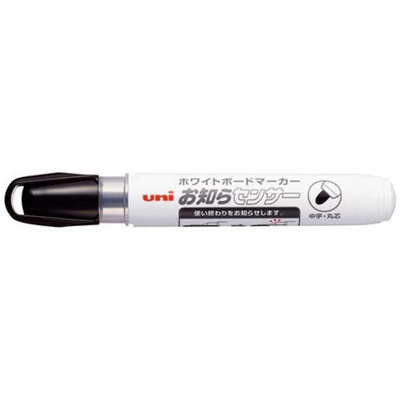 三菱鉛筆 お知らセンサー 中字丸芯 黒 PWB1204M.24 1個（ご注文単位1個）【直送品】