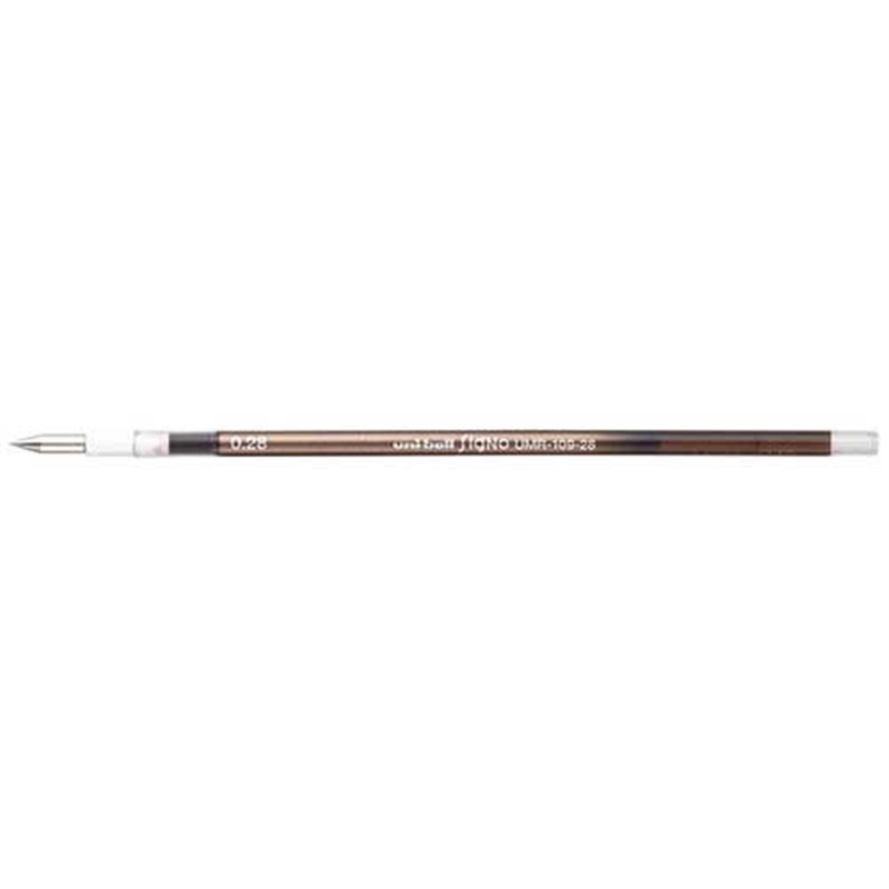 三菱鉛筆 ゲル替芯0.28mm UMR10928.22 ブラウンBK 1個（ご注文単位1個）【直送品】