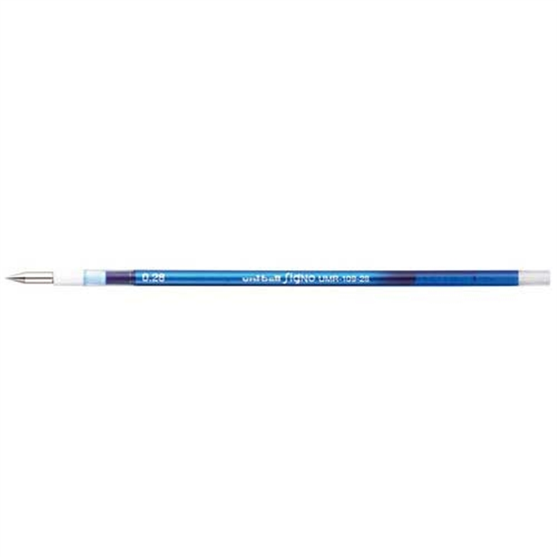 三菱鉛筆 ゲル替芯0.28mm UMR10928.33 ブルー 1個（ご注文単位1個）【直送品】