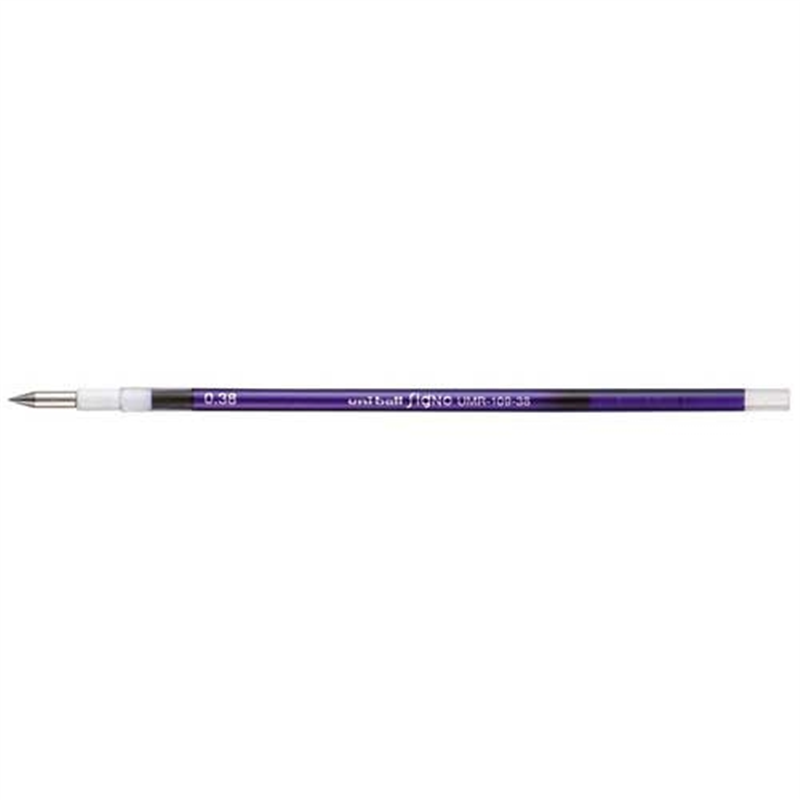 三菱鉛筆 ゲル替芯0.38mm UMR10938.12 バイオレット 1個（ご注文単位1個）【直送品】