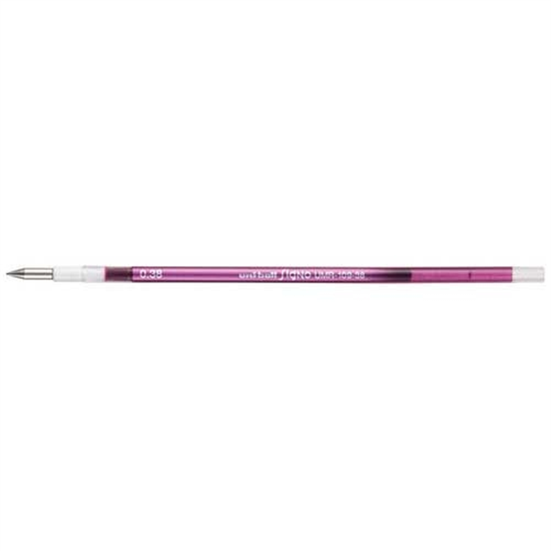 三菱鉛筆 ゲル替芯0.38mm UMR10938.13 ピンク 1個（ご注文単位1個）【直送品】
