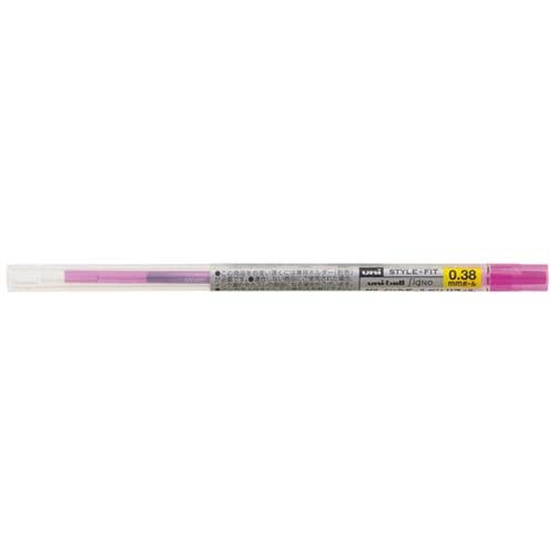 三菱鉛筆 ゲル替芯0.38mm UMR10938.13 ピンク 1個（ご注文単位1個）【直送品】