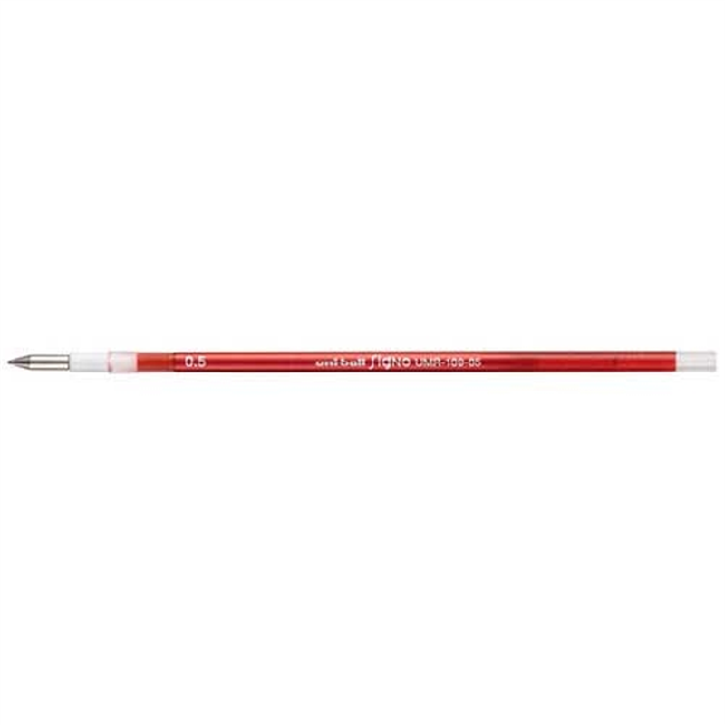 三菱鉛筆 ゲル替芯0.5mm UMR10905.15 レッド 1個（ご注文単位1個）【直送品】