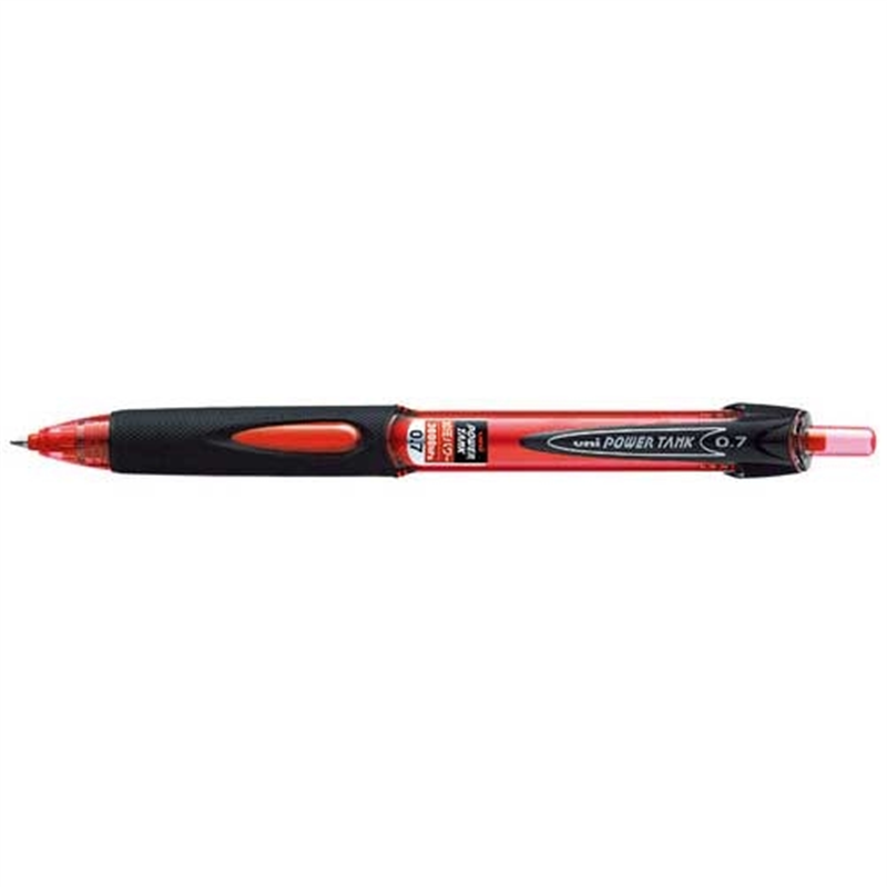 三菱鉛筆 パワータンク07 SN200PT0715 赤 1個（ご注文単位1個）【直送品】