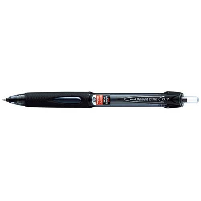 三菱鉛筆 パワータンク07 SN200PT0724 黒 1個（ご注文単位1個）【直送品】
