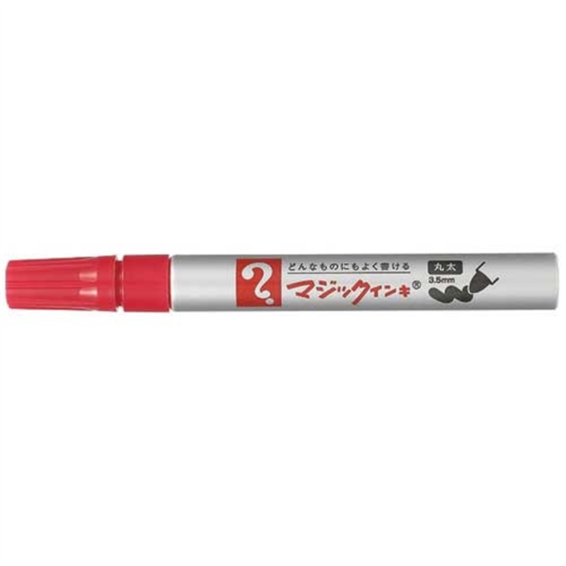 寺西化学工業 マジックインキNo.670丸太字赤M670-T2 1個(ご注文単位1個)【直送品】