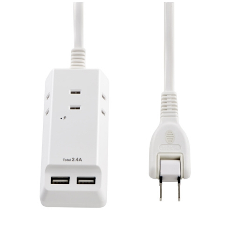 朝日電器 耐雷USBポートタップ3個口1.5m WL-2215SU 1個(ご注文単位1個)【直送品】