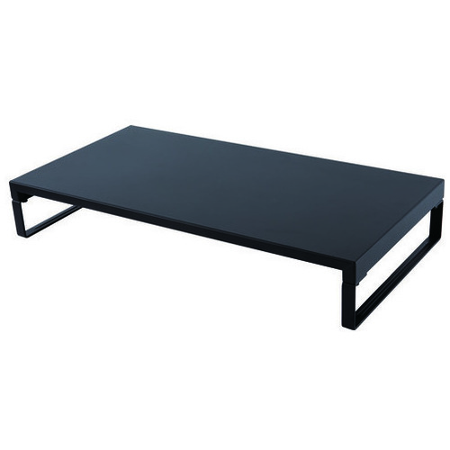 LIHITLAB 机上台495mmロウA7343-124マットブラック（ご注文単位1個）【直送品】