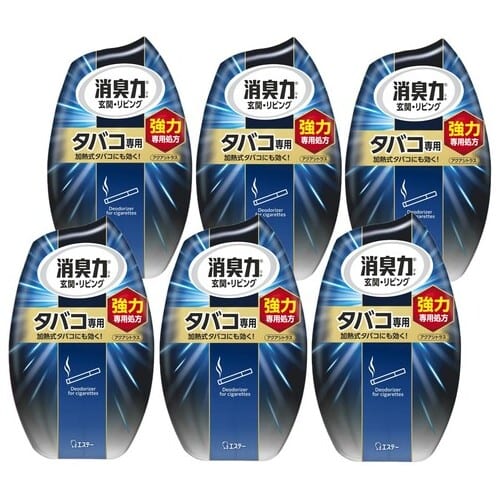 エステー お部屋の消臭力タバコ用アクアシトラス 6個/セット（ご注文単位1セット）【直送品】