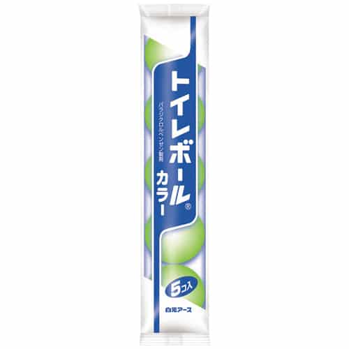 白元アース トイレボールカラー 200g(ご注文単位1袋)【直送品】