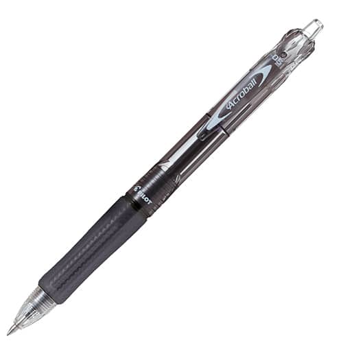 パイロット アクロボール150 0.5極細BAB15EFBBブラック（ご注文単位1本）【直送品】