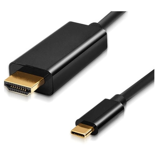 ルーメン Type-C-HDMIケーブル 1m 10本/セット（ご注文単位1セット）【直送品】