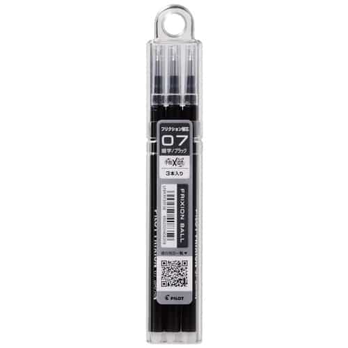 パイロット フリクションボール用替芯07 LFBKRF30F3B 黒（ご注文単位1本）【直送品】
