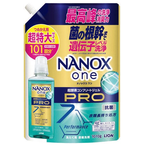 ライオン NANOX one Pro 詰替 1010g 1袋(ご注文単位1袋)【直送品】
