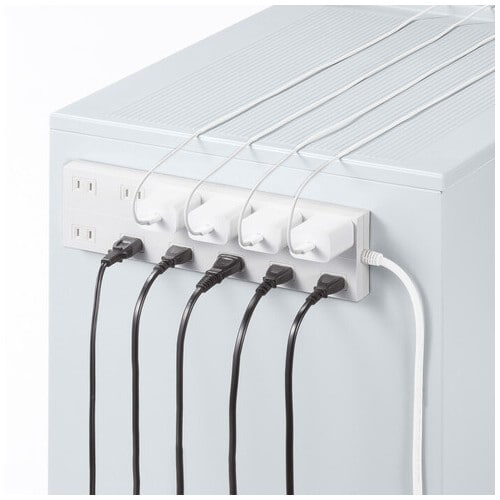 サンワサプライ 電源タップ12個口 3m TAP-2312-3W（ご注文単位1個）【直送品】