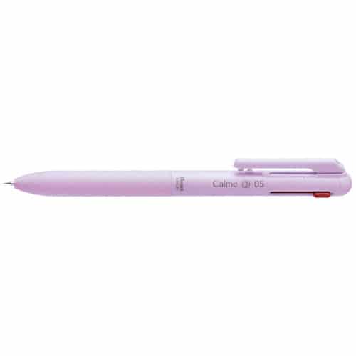 ぺんてる カルム3色ボールペン0.5 パープルBXAC35V（ご注文単位1本）【直送品】